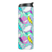 Bouteilles Isothermes Motif Neon Lightning Bolts & Stars (Tourné sur la gauche)