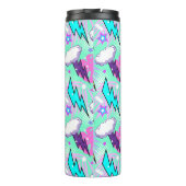 Bouteilles Isothermes Motif Neon Lightning Bolts & Stars (Dos)