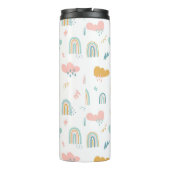 Bouteilles Isothermes Motif nuage Rainbow et pluie amusant (Dos)