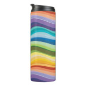 Bouteilles Isothermes Motif Ondulations Multicolores 2 (Tourné sur la droite)
