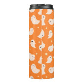 Bouteilles Isothermes Motif Orange Ghost Doodle (Dos)