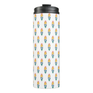 Bouteilles Isothermes Motif ovale de surf au coucher du soleil