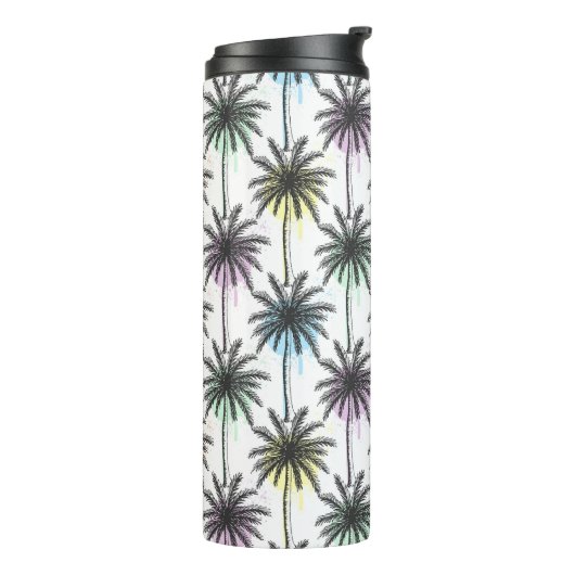Bouteilles Isothermes Motif Paint Drop Palm Tree (Tourné sur la gauche)