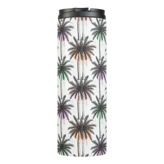 Bouteilles Isothermes Motif Paint Drop Palm Tree (Dos)