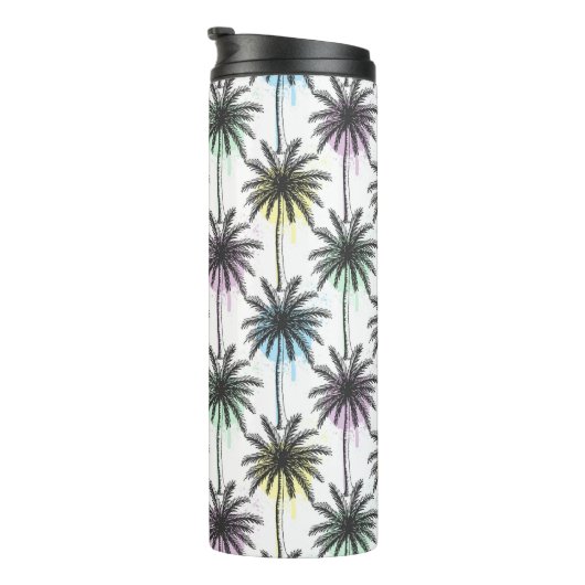 Bouteilles Isothermes Motif Paint Drop Palm Tree (Tourné sur la droite)