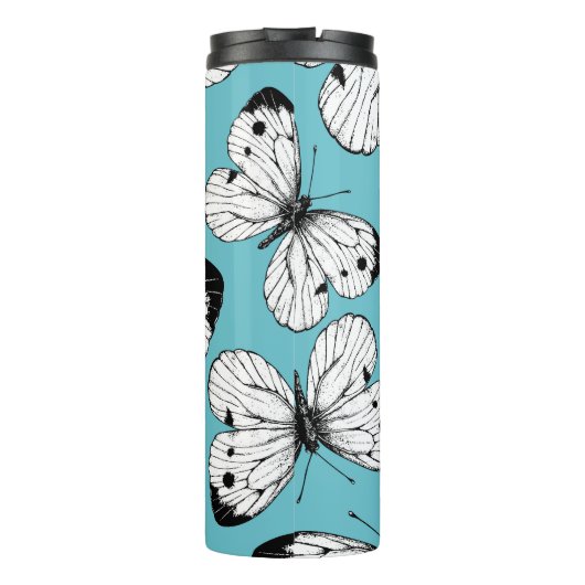 Bouteilles Isothermes Motif papillon de choux (Dos)