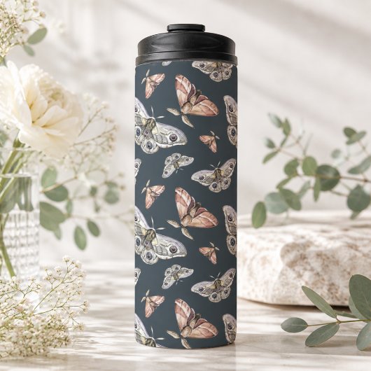 Bouteilles Isothermes Motif Papillon de Nuit