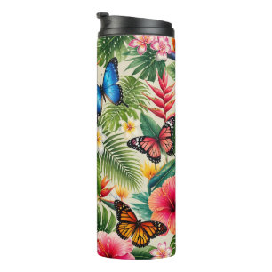 Bouteilles Isothermes Motif Papillon Tropical