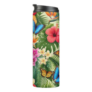 Bouteilles Isothermes Motif Papillon Tropical