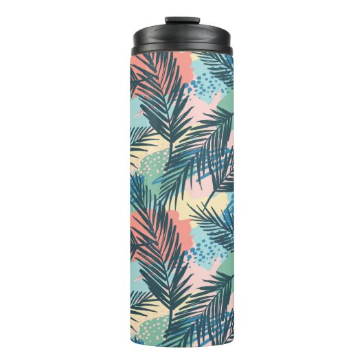 Bouteilles Isothermes Motif Pastel Tropical Leaf (Devant)