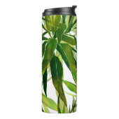 Bouteilles Isothermes Motif peint à la main Feuille de palme (Tourné sur la gauche)