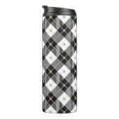 Bouteilles Isothermes Motif plaid Black Blanc tendance (Tourné sur la droite)