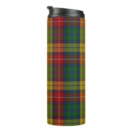 Bouteilles Isothermes Motif Plaid Buchanan Clan Tartan (Tourné sur la droite)