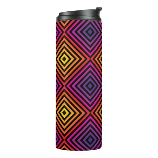 Bouteilles Isothermes Motif psychédélique Rainbow Chevron (Tourné sur la gauche)