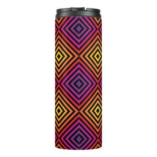 Bouteilles Isothermes Motif psychédélique Rainbow Chevron (Dos)