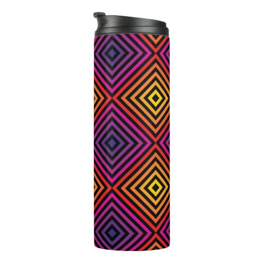Bouteilles Isothermes Motif psychédélique Rainbow Chevron (Tourné sur la droite)