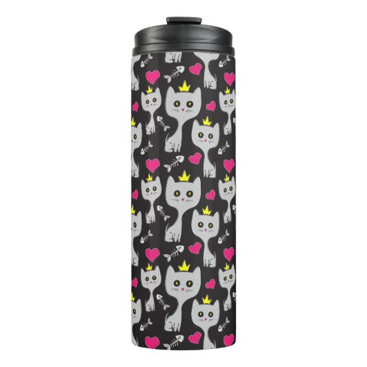 Bouteilles Isothermes Motif Queen Cat (Devant)