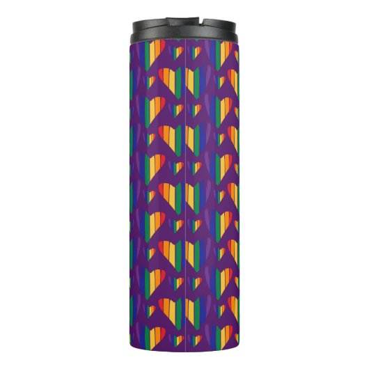 Bouteilles Isothermes Motif Rainbow Hearts (Dos)