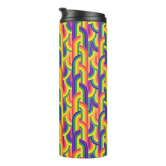 Bouteilles Isothermes Motif Rainbow moderne (Tourné sur la droite)