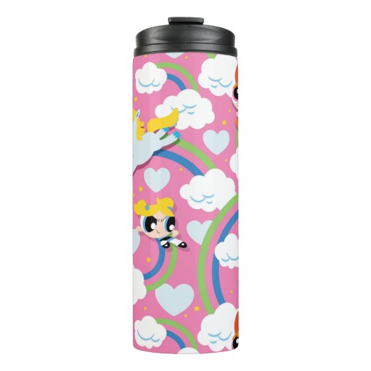 Bouteilles Isothermes Motif Rainbow Powerpuff Girls et Donny (Devant)