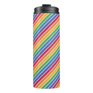Bouteilles Isothermes Motif Rainbow Stripes