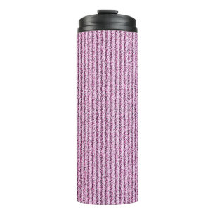 Bouteilles Isothermes Motif rayé corduroy rose décontracté