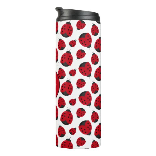 Bouteilles Isothermes Motif Red Ladybug personnalisé (Tourné sur la droite)