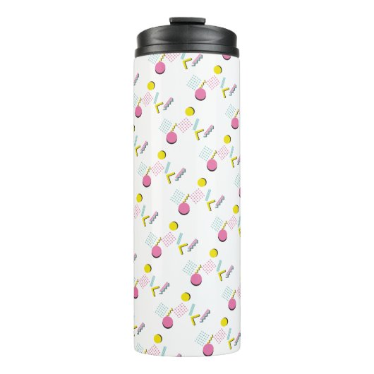 Bouteilles Isothermes motif Retro Memphis 1990 (Devant)