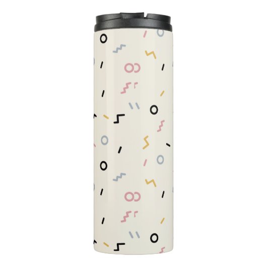 Bouteilles Isothermes Motif Retro Squiggle (Dos)