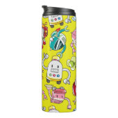Bouteilles Isothermes motif robot transparent (Tourné sur la droite)