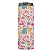 Bouteilles Isothermes Motif romantique coloré (Dos)