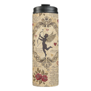 Bouteilles Isothermes Motif romantique de vintage Cupid (9)