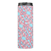 Bouteilles Isothermes Motif rose Chido d'Axolotl de Chibi (Dos)