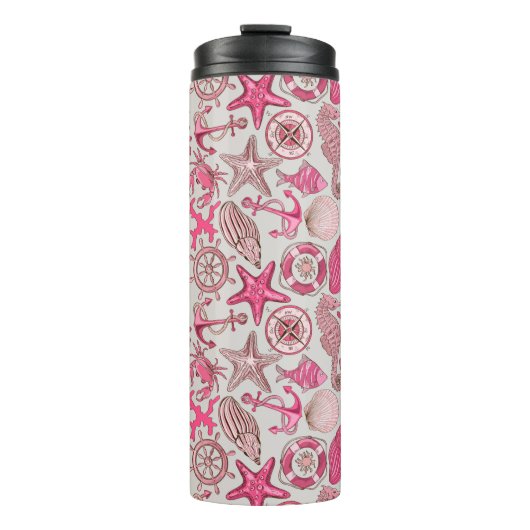 Bouteilles Isothermes Motif rose de mer (Devant)
