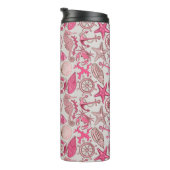 Bouteilles Isothermes Motif rose de mer (Tourné sur la droite)