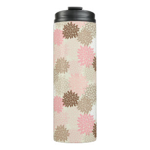Bouteilles Isothermes Motif rose et Brown de maman