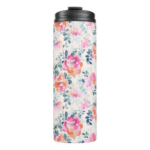 Bouteilles Isothermes Motif rose et Turquoise