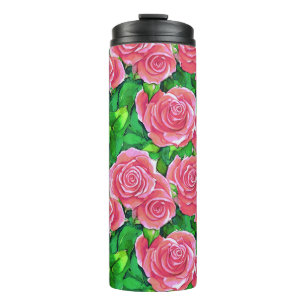 Bouteilles Isothermes Motif Rose rose
