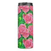 Bouteilles Isothermes Motif Rose rose (Dos)