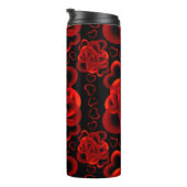 Bouteilles Isothermes Motif rouge des coeurs abondants (Tourné sur la droite)