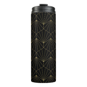 Bouteilles Isothermes Motif sans couture art déco diamant moderne. Un