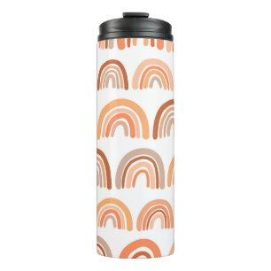 Bouteilles Isothermes Motif sans couture avec arc-en-ciel. Texture dessi
