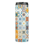 Bouteilles Isothermes Motif sans couture avec carrelage portugais. infec (Dos)