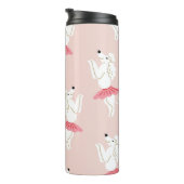 Bouteilles Isothermes Motif sans couture avec de mignons chiens de canic (Tourné sur la droite)