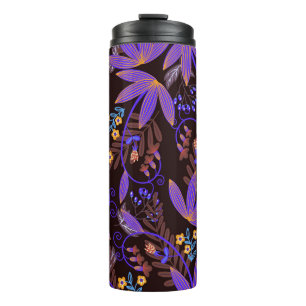 Bouteilles Isothermes Motif sans couture avec de minuscules fleurs vives
