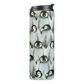 Bouteilles Isothermes Motif sans couture avec des pingouins mignons (Tourné sur la gauche)