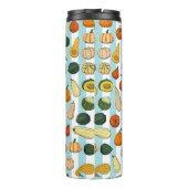 Bouteilles Isothermes Motif sans couture avec des squashe dessinés à la (Dos)