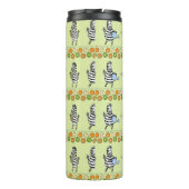 Bouteilles Isothermes Motif sans couture avec différents zèbres et diffé (Dos)