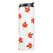 Bouteilles Isothermes Motif sans couture avec feuilles d'automne. Aquare (Tourné sur la gauche)