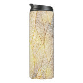 Bouteilles Isothermes Motif sans couture avec feuilles or (Tourné sur la droite)